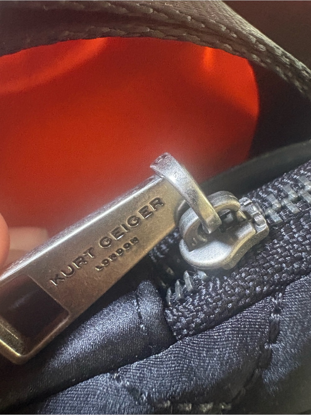 Kurt Geiger Mini Phone Holder w/zippered pouch - Picture 4 of 9